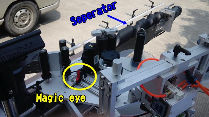 220V 1.5HP 50 / 60HZ റ round ണ്ട് ബോട്ടിലുകൾക്കുള്ള പശ നെയിൽ പോളിഷ് ലേബൽ ആപ്ലിക്കേറ്റർ മെഷീൻ