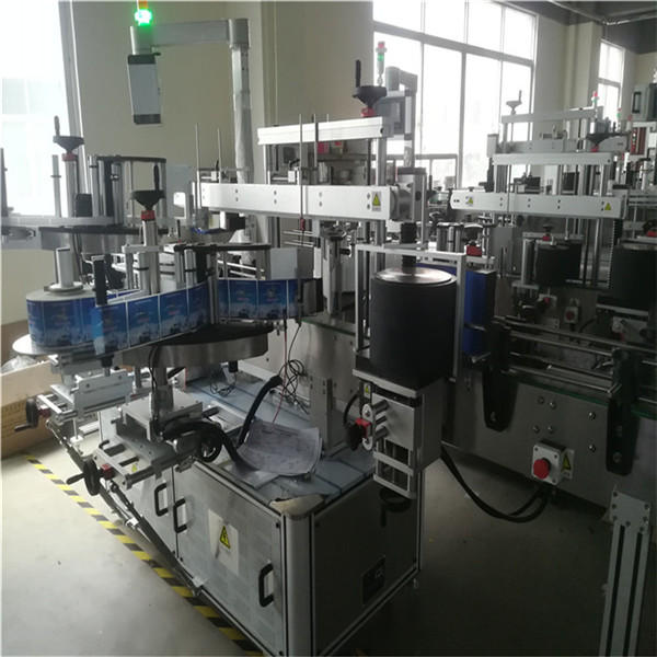 സ്വയം പശ സ്റ്റിക്കർ ലേബലിംഗ് മെഷീൻ ഒരു കുപ്പിയിൽ 3 ലേബലുകൾ