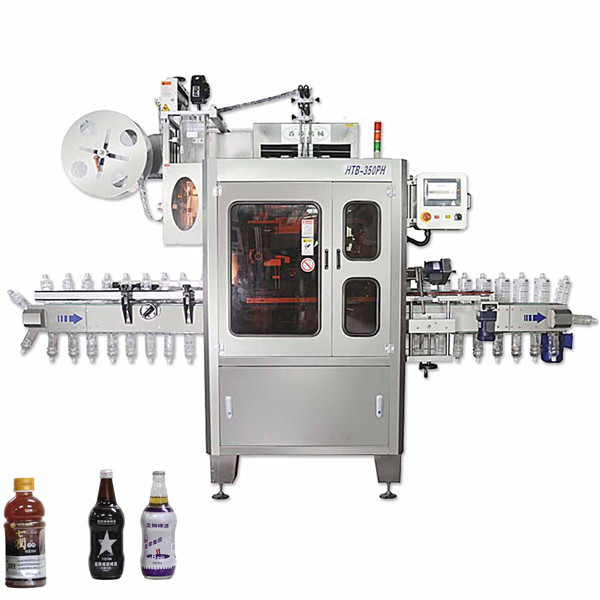 പൂർണ്ണ ബോഡി സ്റ്റെയിൻലെസ് ഷ്രിങ്ക് സ്ലീവ് ലേബലിംഗ് മെഷീൻ ഹൈ സ്പീഡ് 200 ബിപിഎം 3.5 കിലോവാട്ട്