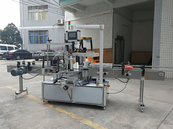 പൂർണ്ണ ഓട്ടോമാറ്റിക് കാർട്ടൂൺ കോർണർ സീലിംഗ് സ്റ്റിക്കർ ലേബലിംഗ് മെഷീൻ 220V 50HZ 1200W